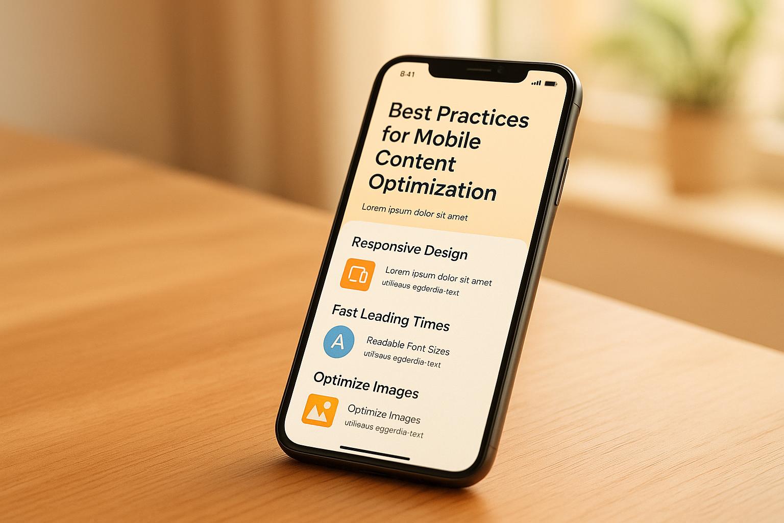 Best Practices for Mobile Content Optimization